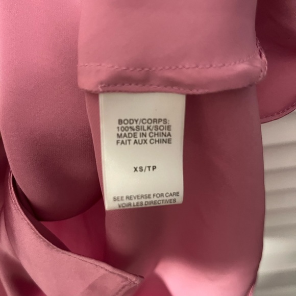 NWT Cami NYC 100% silk Pink halter top -XS - Picture 6 of 6